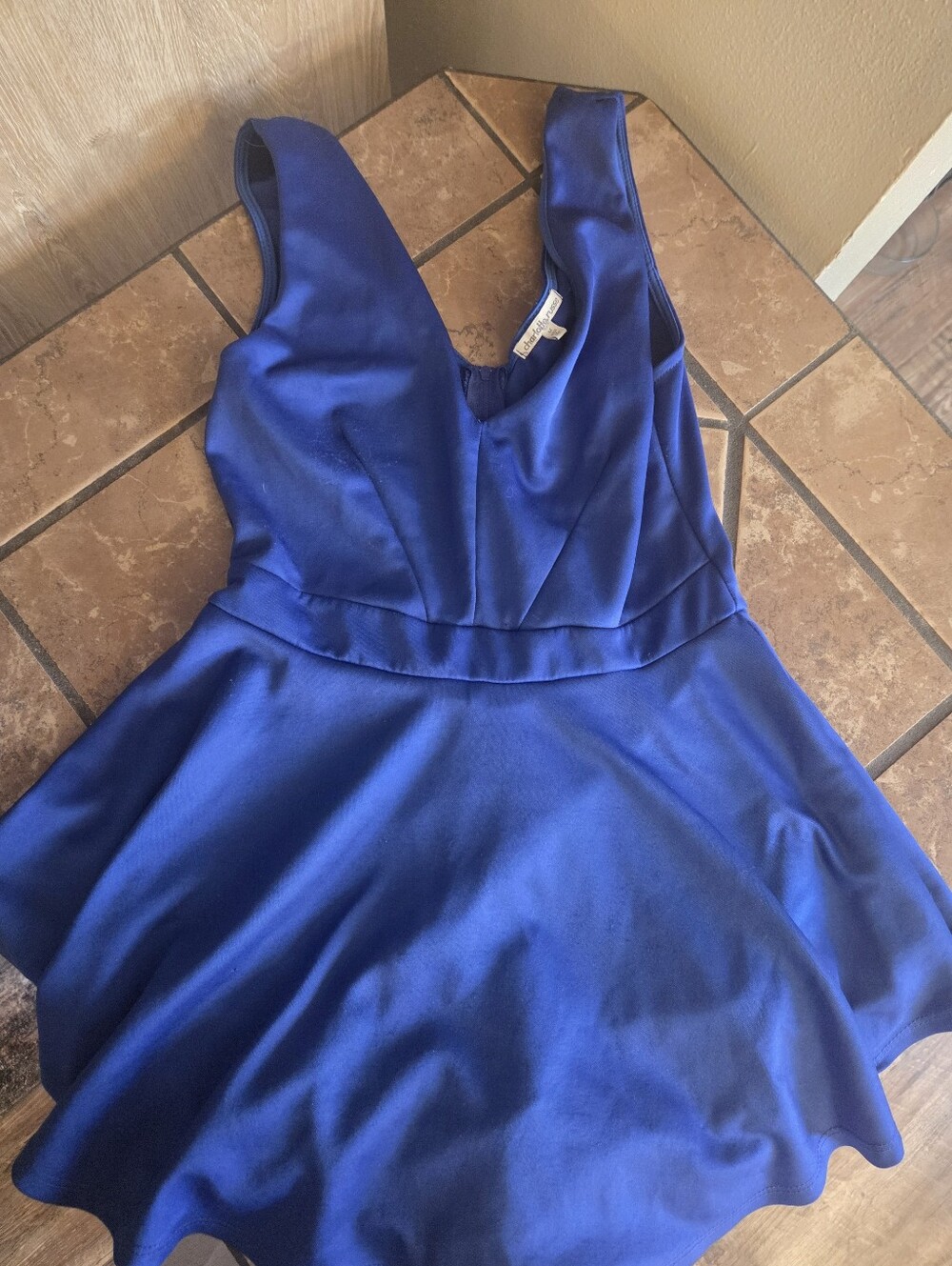 Charlotte Russe Sleeveless Romper Skort